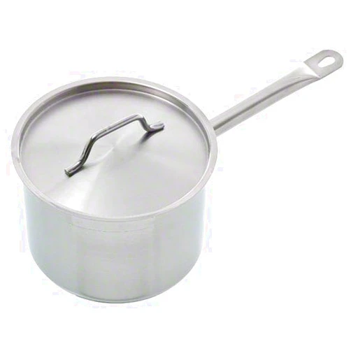 Update International SSP-4 Stainless Steel Sauce Pan with Cover, 4.5-Quart by Update International