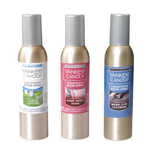 Yankee Candle Concentrated Air Freshener Room Spray Warm Cuddles Variety Pack, Odor Eliminator for Home, Bathroom, 1.5 Oz (Pack of 3)