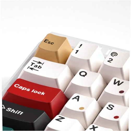Hunfuthr PBT Keycaps, 170 Keys 75 Percent Keycaps Set, Cherry Profile Dye Sublimation Custom Keycap, Retro Minimalist Keycap for 61/68/84/87/98/100 Cherry MX Gateron Mechanical