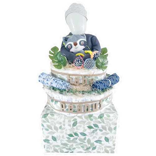 Generic 3-Tier Baby Diaper Cake #1