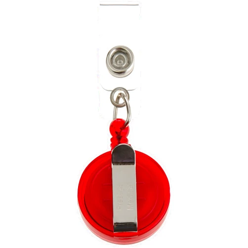 Prestige Medical Retracteze ID Holder, Ruby