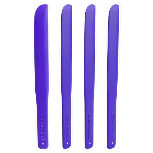 CRAVERLAND Epoxy Resin Supplies Tools Sticks, Stir Sticks Kit for Epoxy,4 Pack Blade-Shaped Mix Scrape Stir Rods for Epoxy Resin