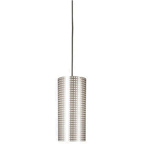 George Kovacs P5746-084 Grid One Light Mini Pendant, Brushed Nickel