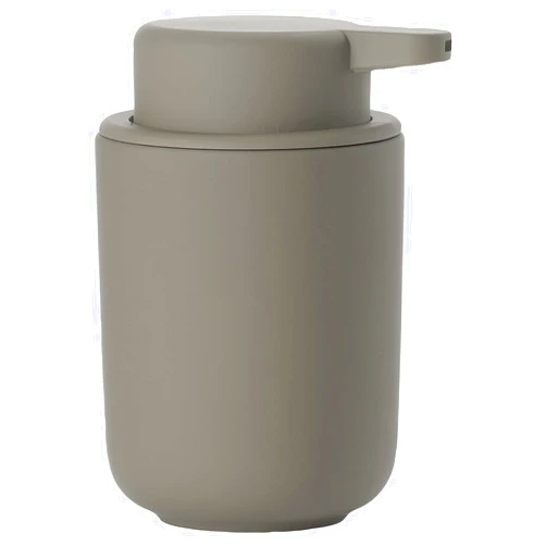 Zone Denmark Ume Soap Dispenser in Elegant Taupe - Stylish and Functional Bathroom Accessory - 3.7