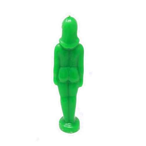 Natural Farms Green – Female Shape - Spellcasting Candle – Wicca - Hoodoo