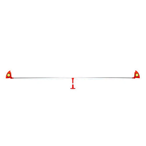 BIRD·B·GONE Bird B Gone - Repeller 360 - Spinning Bird Deterrent With Scare Eye Flags - Deters Seagulls and Other Birds From Landing - Durable Windproof Design - For Boats, Docks, Lights - Easy Installation - 6ft