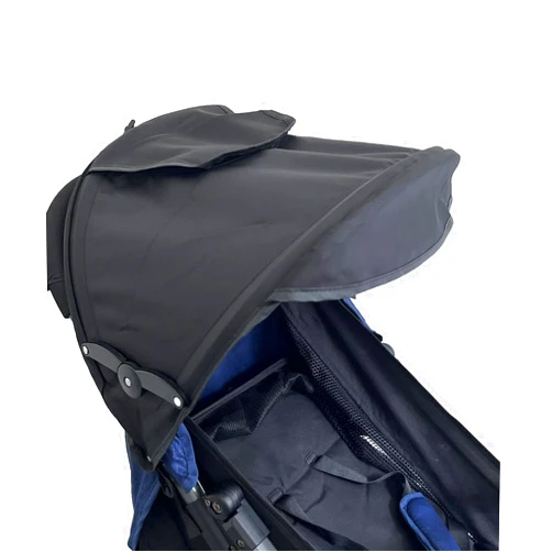 TOPOQ Universal Stroller Sun Shade Cover Stroller Canopy Awning for Pushchair Pram Baby Buggy Parasol Sun Umbrella with Pockets Mesh Window Adjustable Retractable