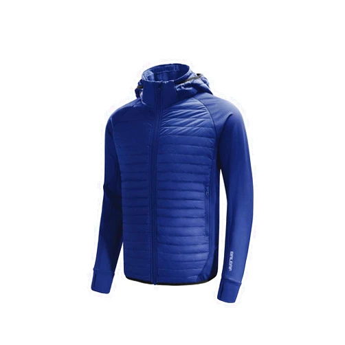 BALEAF Men's Running Jacket Lightweight Thumble Hole Warm Up Puffer Jacket Hybrid Thermal Coat Insulated Hiking Golf