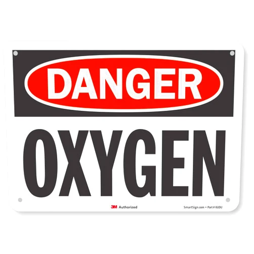 SmartSign “Danger - Oxygen” Sign | 7