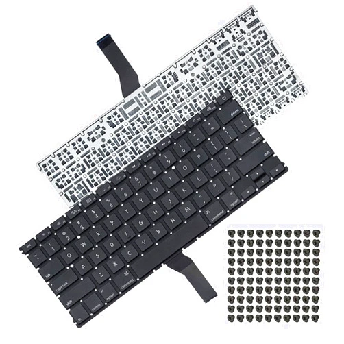 Nockchawon Keyboard (US English) + Screws Kit Replacement for MacBook Air 13