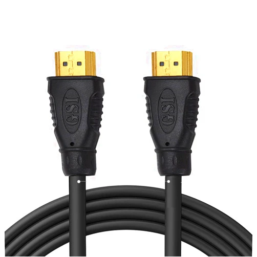 Sound Around 6ft’ High Definition HDMI Cord - Portable Universal Gold Plated HDMI Cable Wire Adapter - TV to Player/Speaker / Computer Audio Video Connection-Supports 1080p HD 4K, 3D-GAHDMI6 (Black)