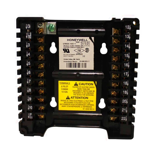 Honeywell Wiring Subbase Q7800a1005 - Panel Mount