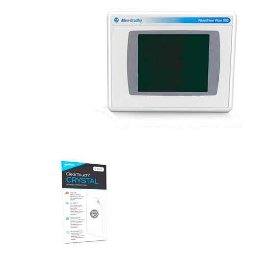 BoxWave Screen Protector Compatible with Allen Bradley PanelView Plus 6 400 - ClearTouch Crystal (2-Pack), HD Film Skin - Shields from Scratches