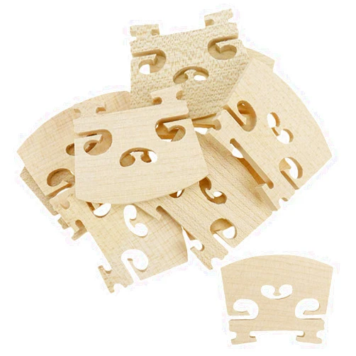 Xiaoyztan 10 Pcs Maple 3/4 Violin Bridge Cut to Fit Violin Parts