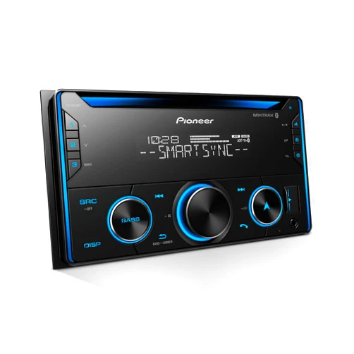 Pioneer FH-S520BT Double Din CD Receiver – Bluetooth, USB/AUX, FLAC, AM/FM Radio, 13-Band EQ, 50W x 4, Voice Control, Front, Rear/SW Selectable RCA Preouts