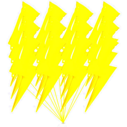 Civaner 12 Pcs Lightning Bolts Balloons 36 Inch Yellow Flash Balloons Lightning Bolt Party Balloons Foil Flash Party Decorations Stylish Lightning Bolt Balloon for Birthday Party Supplies Wedding Decoration