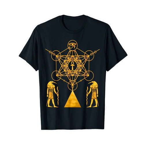 Kemetic touch Sacred Geometry Science Egyptian God Thoth T-Shirt