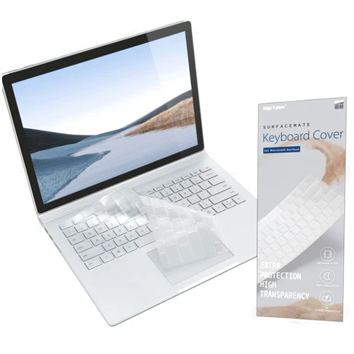 Digi-Tatoo SurfaceMate Keyboard Cover Protector Skin for Microsoft Surface Book 3/ Book 2/ Laptop 2 13.5''/15'' 2020/2017/2018 Release, Premium Ultra Thin 0.18mm, High Transparency, US Keyboard Layout
