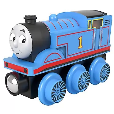 Thomas & Friends Wooden Railway Percy Engine, Push-Along Toy Train Made from sustainably sourced Wood for Toddlers and Preschool Kids
