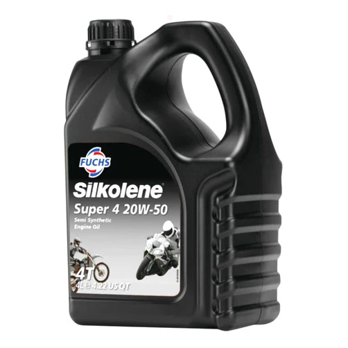 Silkolene 601452864 Super-4 Oil - 20W50-4L.