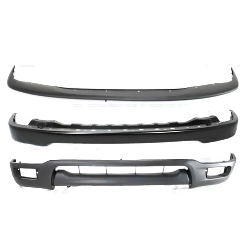 BIAXIADU Set of 3 Bumper Face Bars Front (Steel) Paint to Match