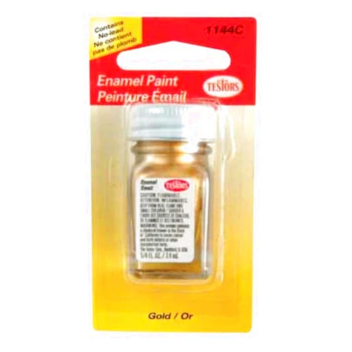 Testors Gloss Gold Hobby Paint 0.25 oz.
