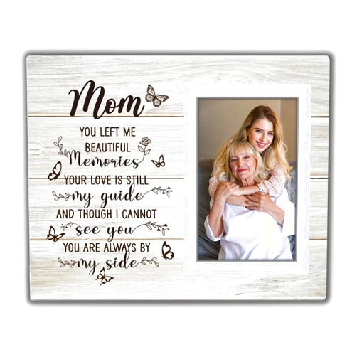 SZ-PengXin Memorial Gifts for Loss of Mother Photo Frame, Sympathy Gifts for Loss of Mom, Stepmom, Mother-in-law, Bereavement Gifts, Bereavement Gifts for Loss of Mother, Picture Frame Fits 4x6 In Photo