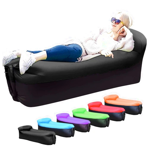 KEEPAA Inflatable Lounger air Sofa: Portable Outdoor Camping Inflatable Couch Hammock - Waterproof Anti Air Leaking Design for Hiking Camp Beach Party