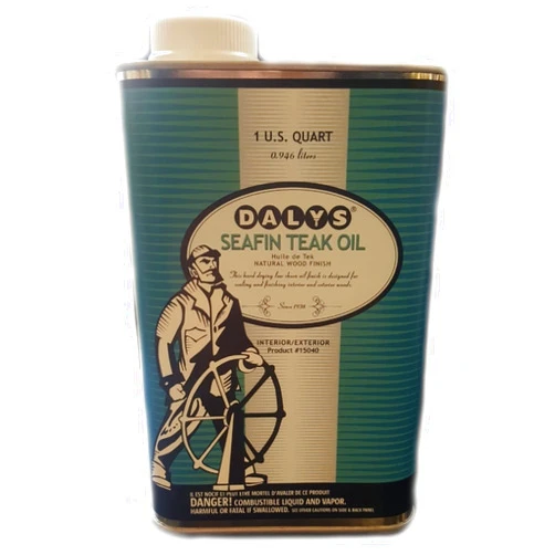 DALY'S WOOD FINISHING PRODUCTS Seafin Teak Oil, 1 Quart, Clear, Quart