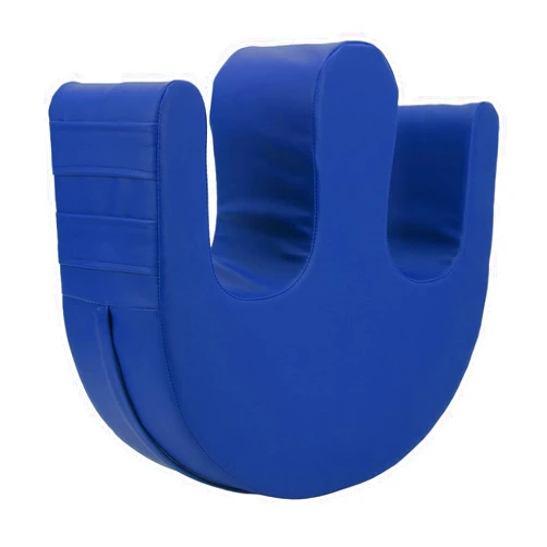 DAUERHAFT Patient Turning Device , High Density Sponge Padding Multifunctional U Shaped Turnover Device 13cm for Bedridden(Blue)