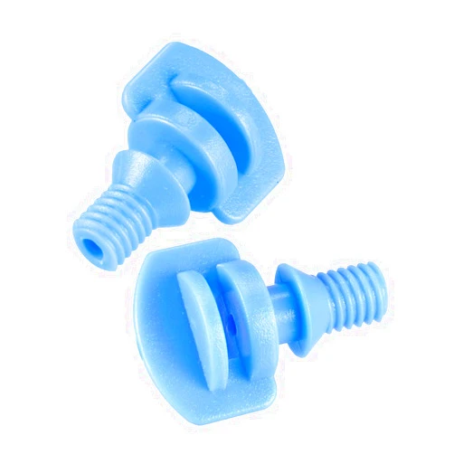 uxcell Micro Sprayer Fan Jet, 360 Degree Refraction Atomized Dripper Hydroponic Garden Irrigation, 20 Pcs (Blue)