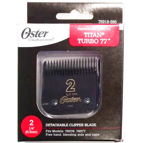 Oster Black Replacement Blade Titan/Turbo77 Size 2