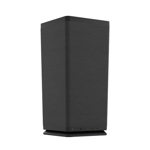 Fractal Design Mood Black PC Case - Sleek Fabric Design, 180mm Top Fan, Conceals 325mm Graphics Card, m-ITX Motherboard Compatible, Easy Access Build, Efficient Cooling