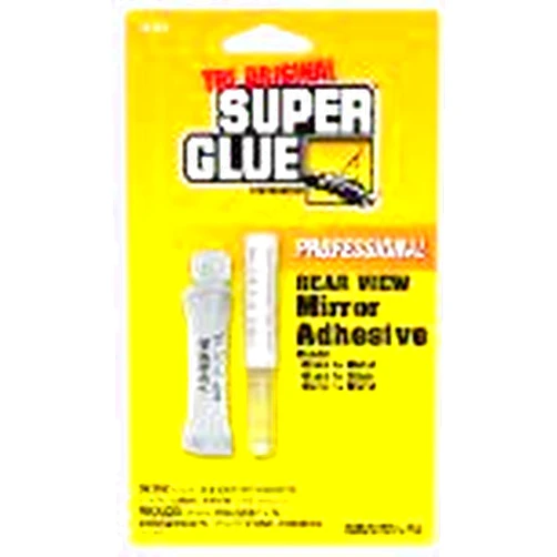 Super Glue Rear View Mirror Adhesive, Professional Strength, .01-Fl.-oz.