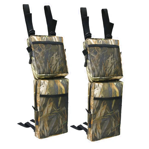 IDOEASE 2 Pack ATV Fender Bag，ATV RearTank Saddle bag Universal Rear Storage Bag Tool Storage Hunting Organizer for ATV Dirt Bik Snowmobile UTV[