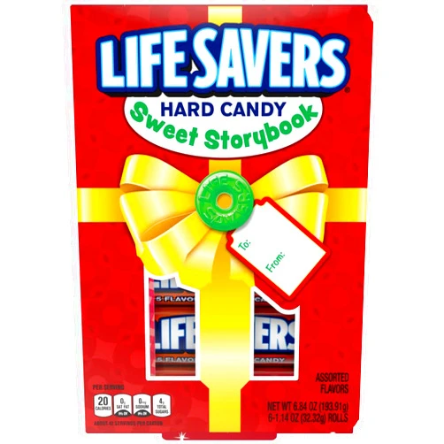 LIFE SAVERS FIVE FLAVOR HARD CANDY CHRISTMAS 6.84 Ounce