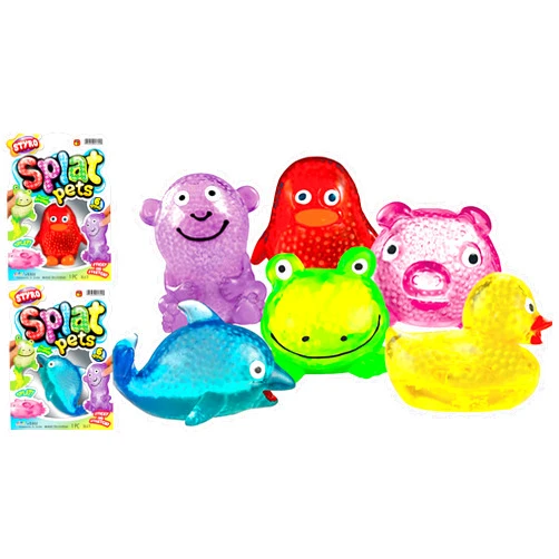 JA-RU Splat Ball Sticky Animal Stress Balls for Kids (2 Units Assorted) Slow Rise Squishies. Anger Management Toys. Novelty Toys & Amusements & Teacher Treasure Box Prizes 5302-2s