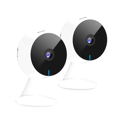 LaView 4MP Cameras for Home Security Indoor,Home Security Cameras for Baby/Elder/Pet/Nanny,Baby Cam Starlight Sensor Color Night Vision,US Cloud Service,Works with Alexa,iOS & Android & Web Access