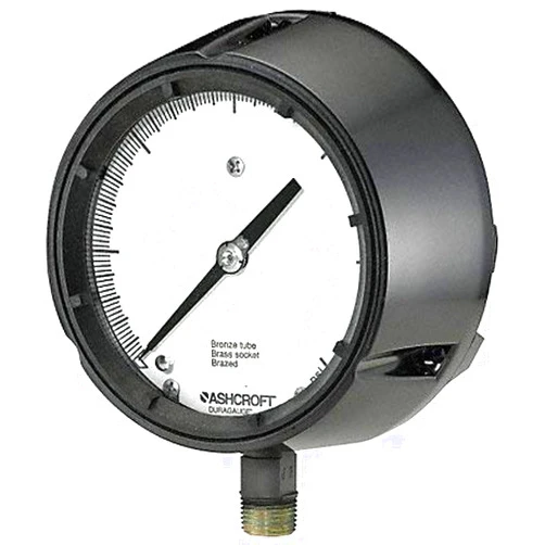 Ashcroft Pressure Gauge 0 to 15 psi 4-1/2In 1/2I