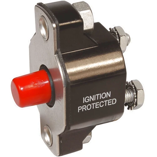 Blue Sea Systems Medium Duty Push Button Circuit Breakers
