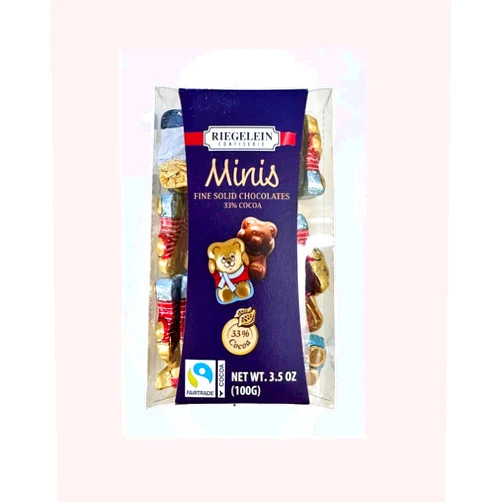 RIEGELEIN MINI SOLID CHOCOLATE BEARS