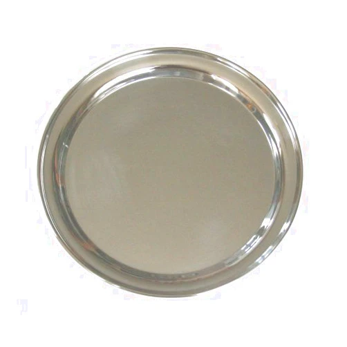 Libertyware 12 Inch Round Stainless Steel Serving Tray