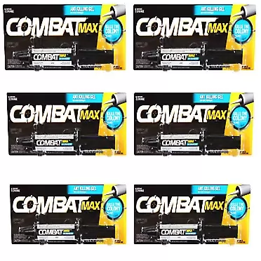 Combat 10023400973061 Indoor and Outdoor Ant Killing Gel, 27 Gram, 6 Pack