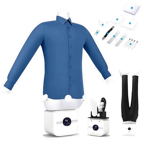 HAOYANRONG Hands-free Fully Automatic Ironing Machine, Standing Steam Iron, Automatic Hot Air Drying And Ironing All-in-one Machine, 360° Ironing/drying Without Dead Angles.(Touch type)