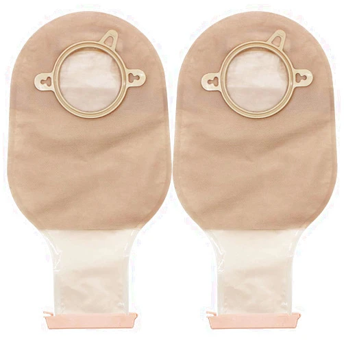 LotFancy Colostomy Bags, 10PCS Two-piece Drainable Pouches with Clamp Closure for Colonoscopy Ostomy Stoma Care (No Skin Barriers), Ileostomy Supplies