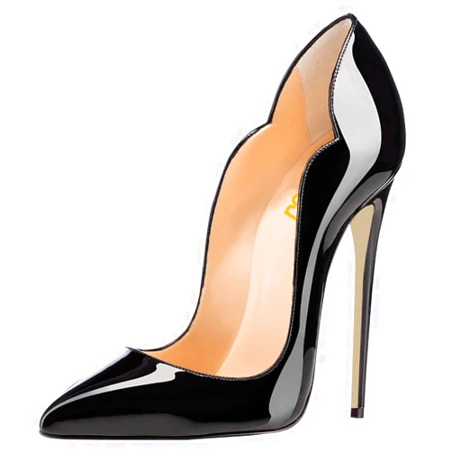 FSJ Women Classic Pointed Toe High Heels Sexy Stiletto Pumps Office Lady Casual Dress Party Prom Shoes Size 4-15 US