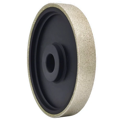 CAQUXIL Diamond Lapidary Jewelry Grinding Wheel 6 Inch with 1 Inch Arbor Hole, Diamond Grinding Wheel for Gem, Marble, Granite, Glass, Ceramics, Cemented Carbide, 80 Grit