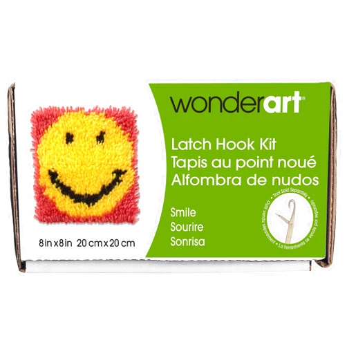 Wonderart Smile Latch Hook Kit, 8