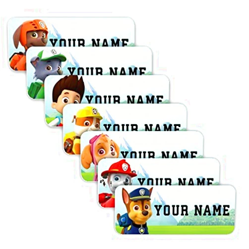 Oliver's Labels Special Edition Original Labels, 40 Durable Personalized Name Labels & Tags for School Supplies, Camp Gear, Water Bottles, and Food Containers - PAW Patrol™