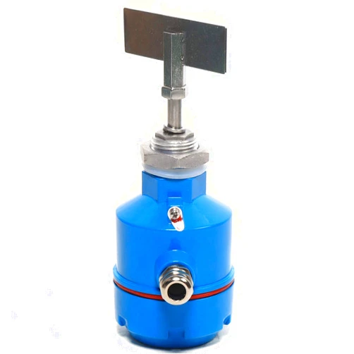 GMSLuu 24V Material Level Switch,High Temperature Rotary Paddle Level Switch for Solid Bin Indicator Silo Sensor